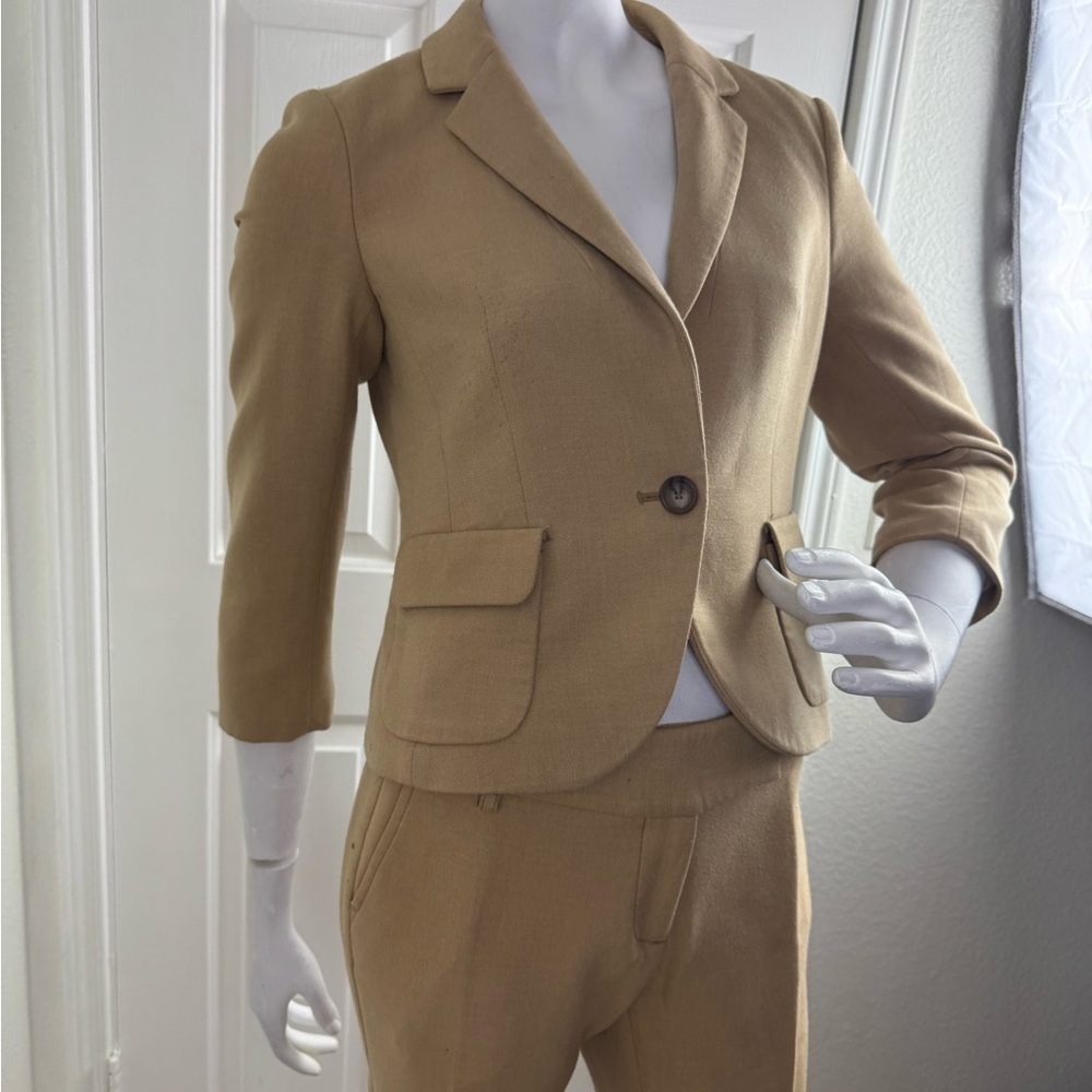 Loft Classic Tan Blazer Suit for woman’s.  B5 - Picture 4 of 17